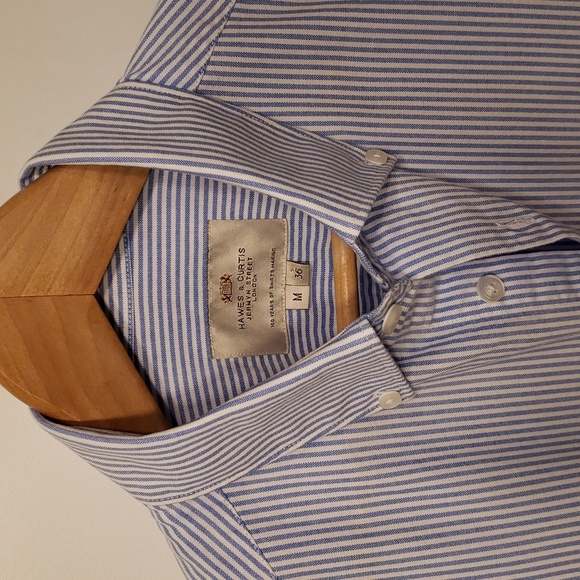 Hawes & Curtis Nautical Button-Down Shirt Men's M - Picture 4 of 6